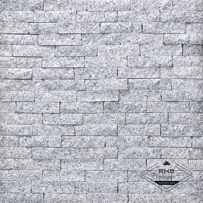 Фасадный камень Полоса - Гранит Белла Уайт Микс в Курске